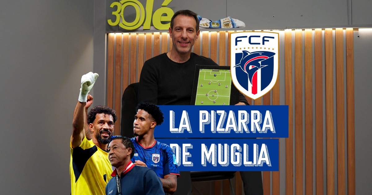 La pizarra de Vicente Muglia: así juega Cabo Verde